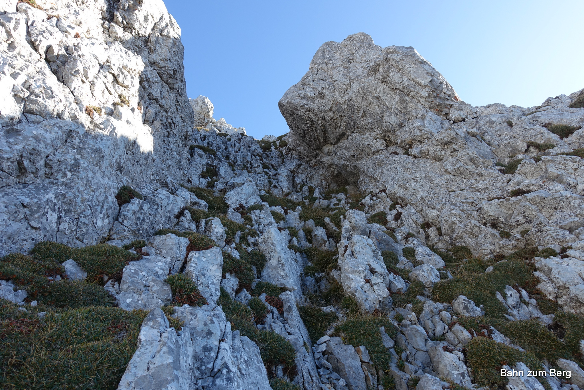 Kletterstelle kleine Mitterbergwand