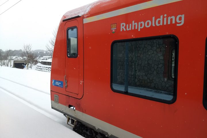 Am Bahnhof Ruhpolding. Foto: Nikolaus Vogl