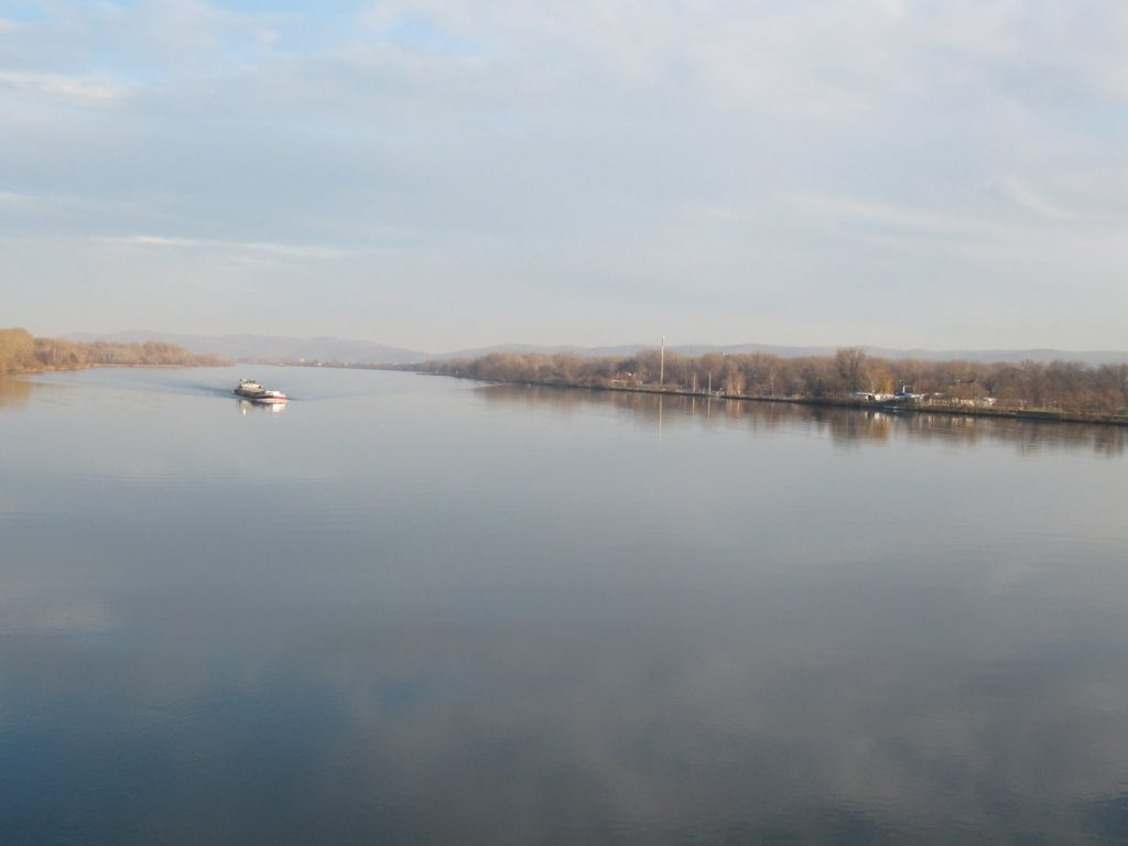 Die Donau mit Blick Richtung Greifenstein. Foto: Peter Ofner