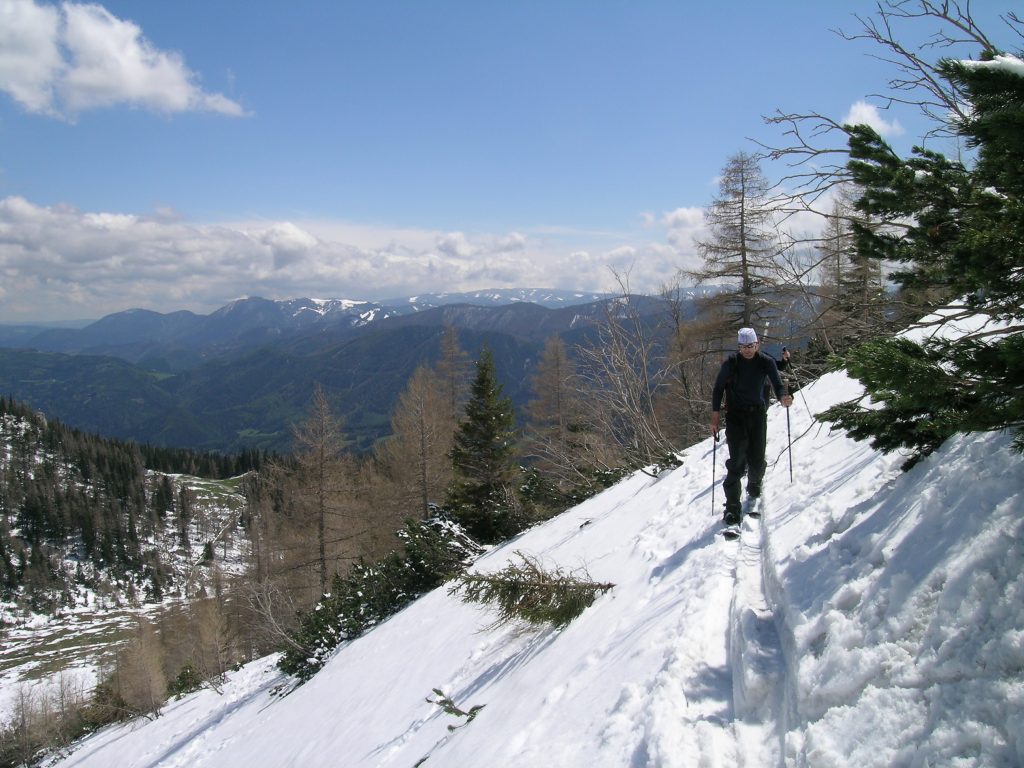 Aufstieg im Karlgraben. Foto: Alpenverein Edelweiss