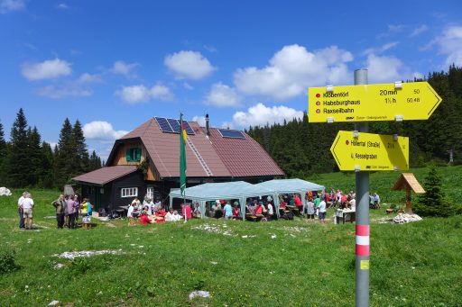 Bei der Gloggnitzer Hütte. Foto: Alpenverein Edelweiss