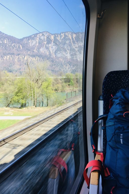 Anreise nach Kufstein mit dem Zug 1. Foto: Lena Marie Müller