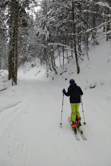 Gemeinsame Skitour auf den Streicher. Fotos Nikolaus Vogl