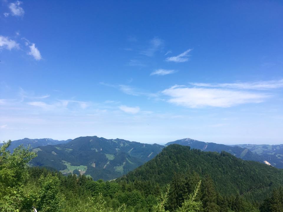 Aussicht vom Aufstieg zur Ennser Hütte. Foto Veronika Schöll