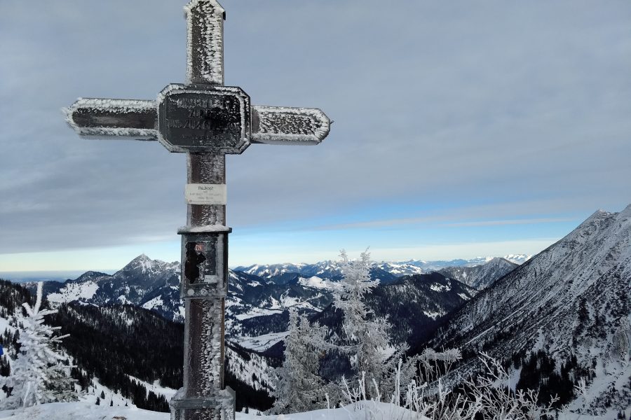 Das Gipfelkreuz am Raukopf. Foto: Nikolaus Vogl