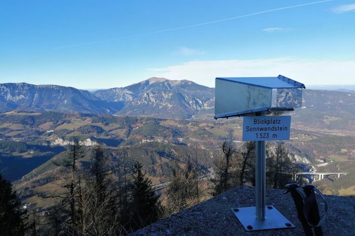 Der Sonnwendstein, ein wirklich schöner Aussichtspunkt. Foto: Sarah Pallauf