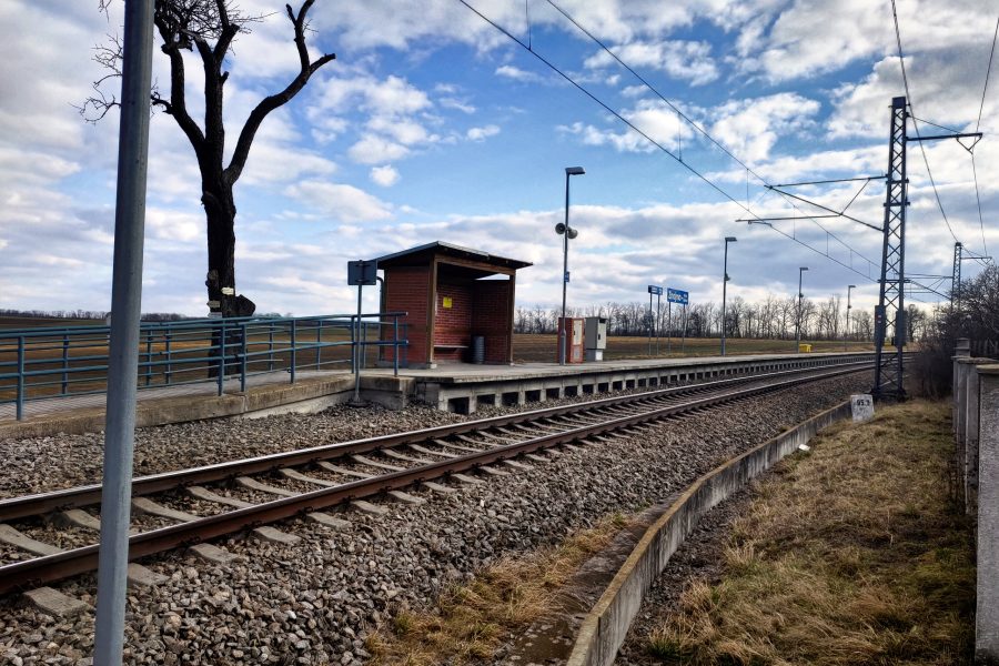 Der Bahnhof Znojmo Novy-Šaldorf. Foto: Simon Widy
