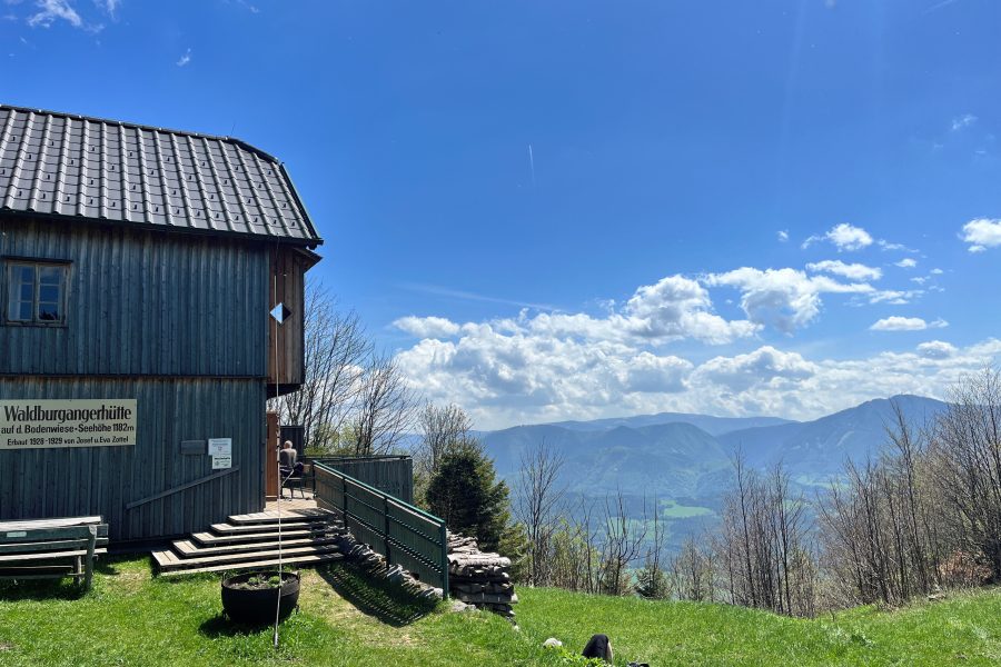 Waldburgangerhütte. Foto: Birgit Matzinger