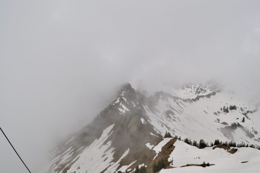 Blick von der Löffelspitze den Walserkamm entlang. Foto: Norman und Lisa