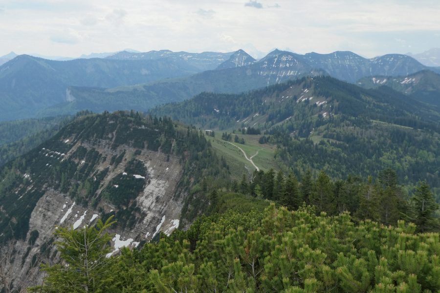 Blick vom Wieserhörndl zur Anzenberghöhe. Foto: Karl Plohovich