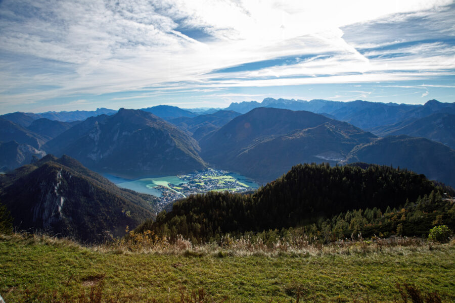 Blick von der Bergstation auf Ebensee. Foto: Eva Maria Ginal