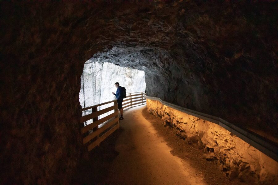 Tunnel Liechtensteinklamm, Foto Eva Maria Ginal