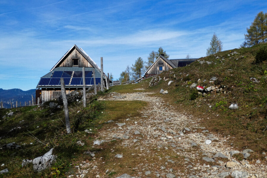 Gowilalm Hütte in Sicht. Foto: Eva Maria Ginal