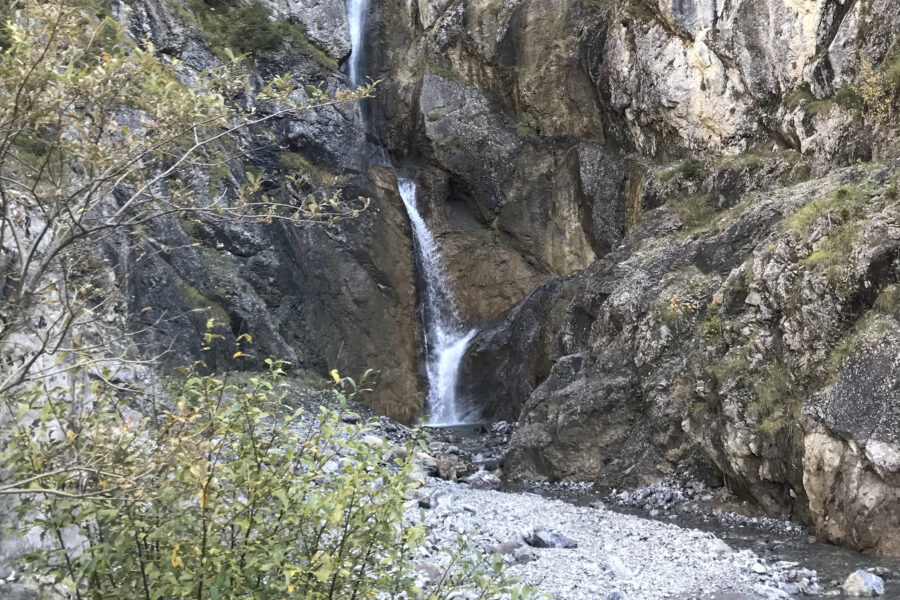 Wasserfall am Edelbach bei Elmen. Foto: David Kurz