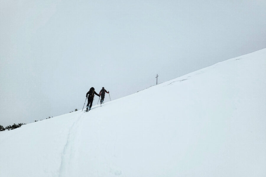 Die letzten Schritte zum Gipfel der Wankspitze. Foto: Anna, POW AT