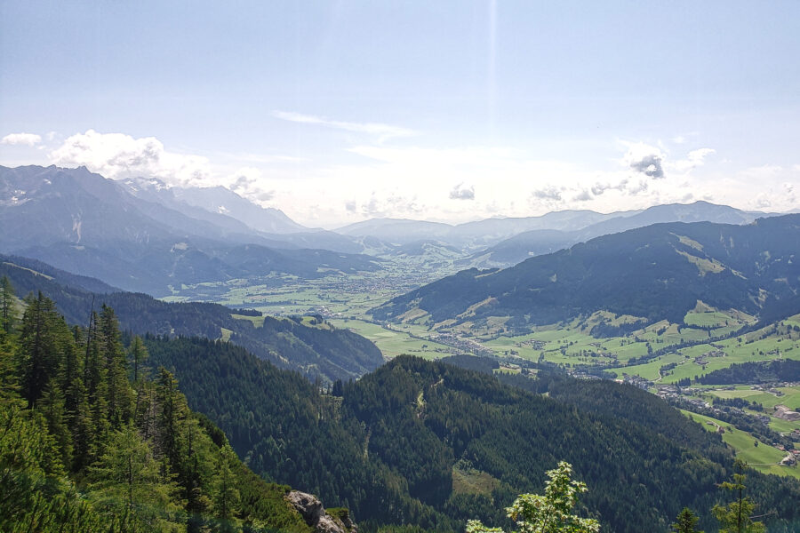 Panorama vom Riedlspitz. Foto: Alpenverein Saalfelden