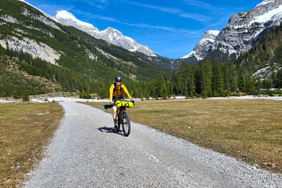 Bike&Ski im Karwendel - empfehlenswert in jeder Hinsicht! Foto: Anna, POW AT