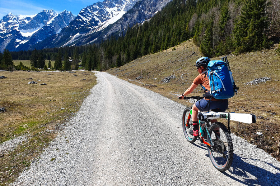 Wir kommen bestimmt zurück ins Karwendel für eine Bike&Ski Tour! Foto: Niklas, POW AT
