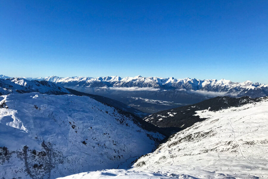 Sogar der Blick ins Inntal und das dahinter liegende Karwendel ist möglich. Foto: David Kurz