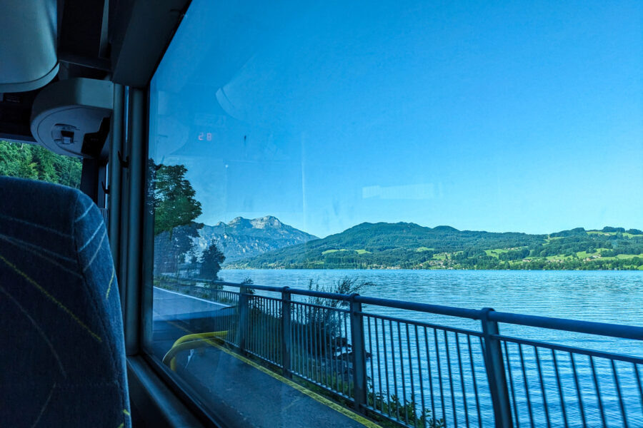Traumhafter Ausblick, schon aus dem Bus! Foto: Thomas Obermair
