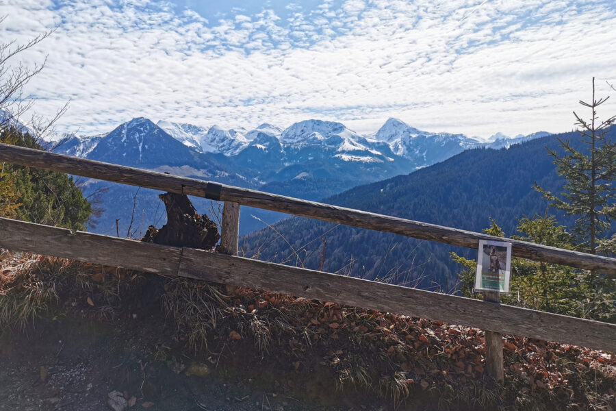 Aussicht von der Grünsteinhütte. Foto: Tina Lin